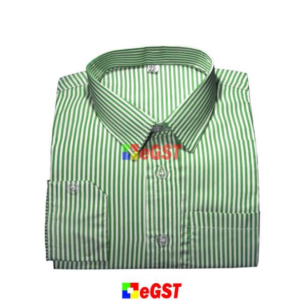 Uniform Shirt Green Line Light